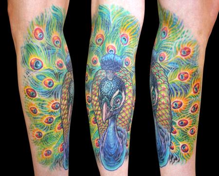 Tattoos - Peacock  - 100149